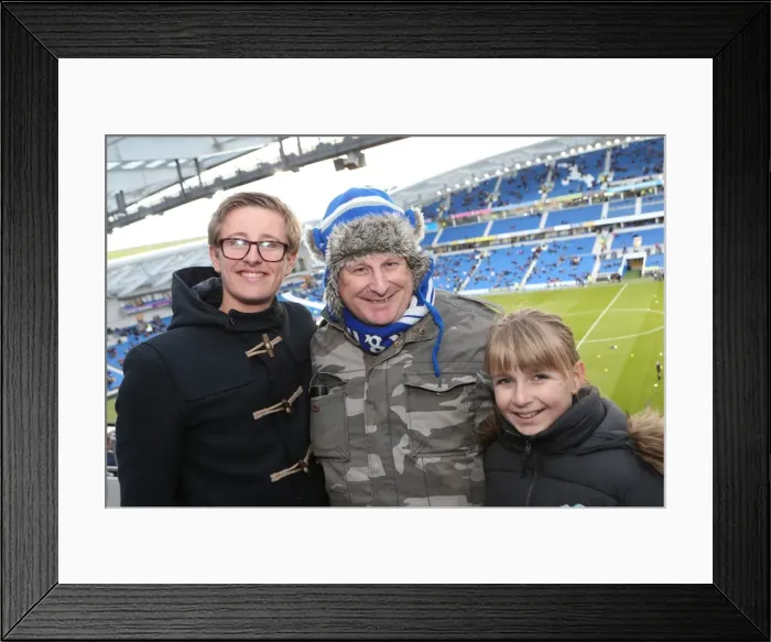Framed Print : Brighton & Hove Albion vs. Leicester City (07-12-2013): A Home Game from the 2013-14 Season Framed Print : Brighton & Hove Albion vs. Leicester City (07-12-2013): A Home Game from the 2013-14 Season