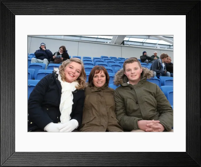 Framed Print : Brighton & Hove Albion vs. Leicester City: Home Game - December 7, 2013 Framed Print : Brighton & Hove Albion vs. Leicester City: Home Game - December 7, 2013
