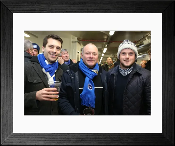 Framed Print : Brighton & Hove Albion vs. Leicester City: Home Game (December 7, 2013)