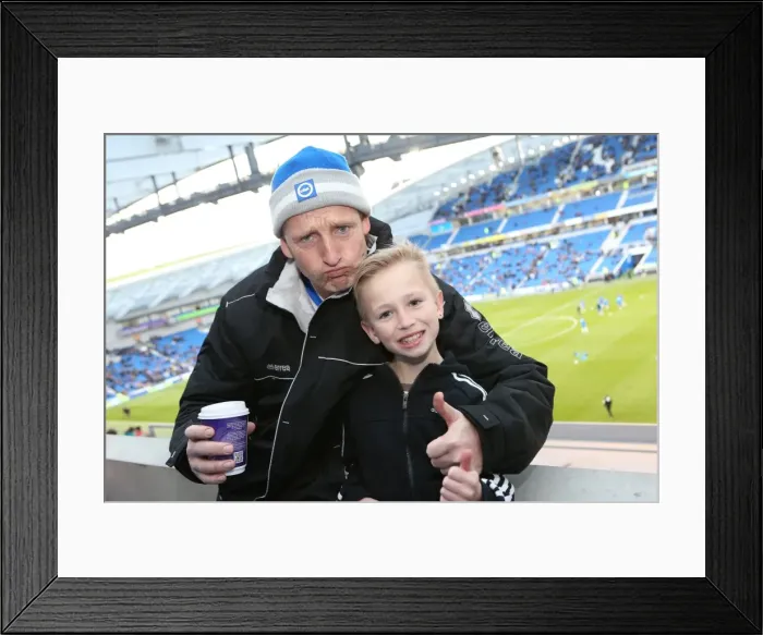 Framed Print : Brighton & Hove Albion vs. Leicester City (2013-14): Home Game Highlights - 07-12-2013 Framed Print : Brighton & Hove Albion vs. Leicester City (2013-14): Home Game Highlights - 07-12-2013