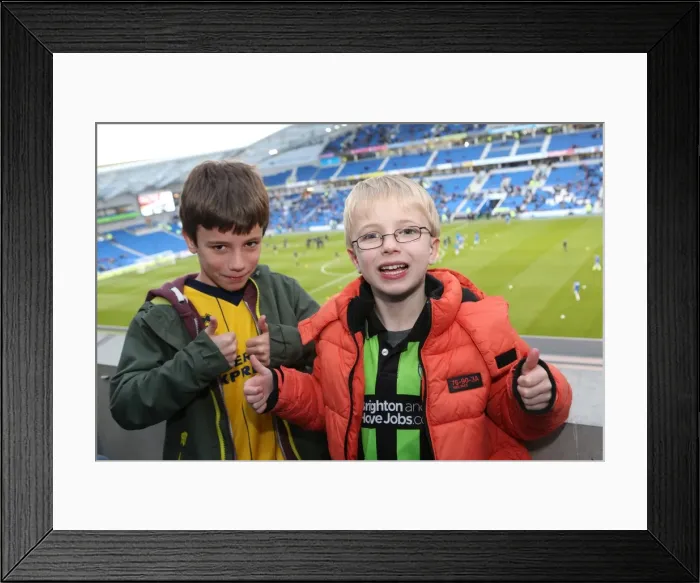 Framed Print : Brighton & Hove Albion vs. Leicester City: Home Battle, 2013-14 Season (December 7, 2013) Framed Print : Brighton & Hove Albion vs. Leicester City: Home Battle, 2013-14 Season (December 7, 2013)