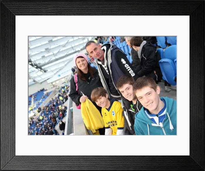Framed Print : Brighton & Hove Albion vs Leicester City (2013-14): Home Game Highlights - 7 December 2013