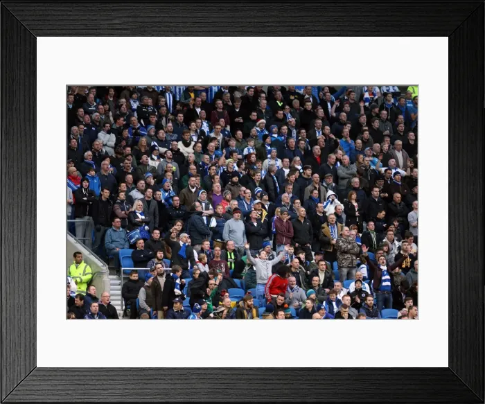 Framed Print : Brighton & Hove Albion vs. Leicester City: Home Game - December 7, 2013 Framed Print : Brighton & Hove Albion vs. Leicester City: Home Game - December 7, 2013