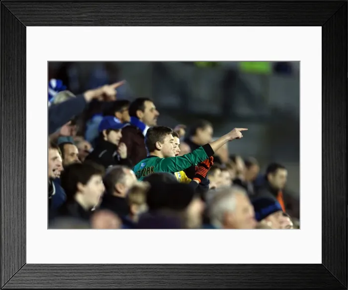 Framed Print : Brighton & Hove Albion vs. Leicester City (2013-14 Home Season): A Home Game Battle Framed Print : Brighton & Hove Albion vs. Leicester City (2013-14 Home Season): A Home Game Battle