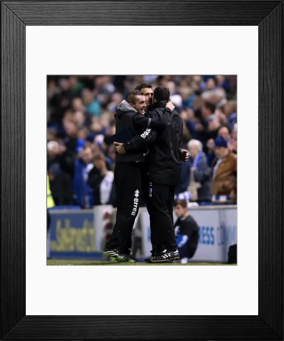 Framed Print : Brighton & Hove Albion vs. Leicester City (07-12-2013) - 2013-14 Home Game Framed Print : Brighton & Hove Albion vs. Leicester City (07-12-2013) - 2013-14 Home Game