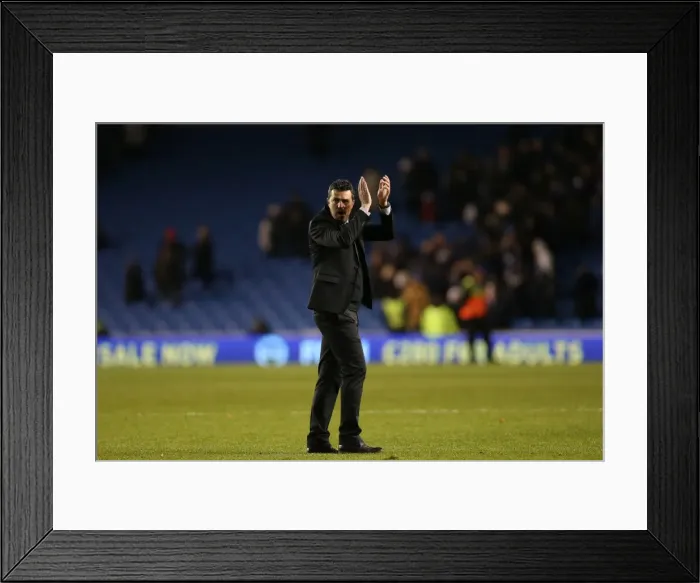 Framed Print : Brighton & Hove Albion vs. Leicester City: Home Game - December 7, 2013 Framed Print : Brighton & Hove Albion vs. Leicester City: Home Game - December 7, 2013