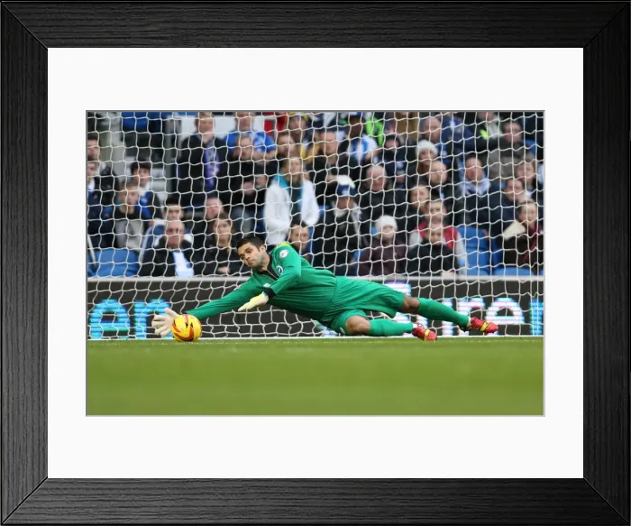 Framed Print : Brighton & Hove Albion vs Leicester City (07-12-2013) - 2013-14 Home Game Framed Print : Brighton & Hove Albion vs Leicester City (07-12-2013) - 2013-14 Home Game