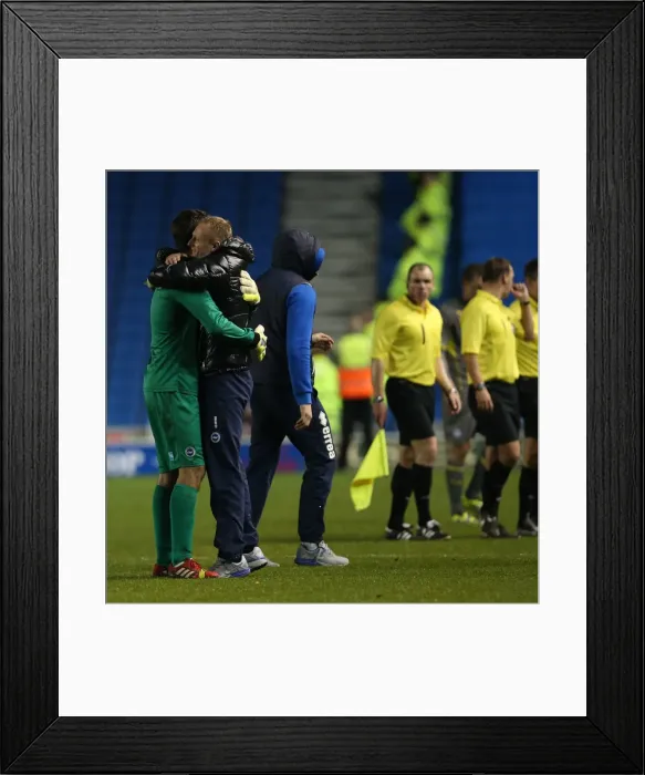 Framed Print : Brighton & Hove Albion vs Leicester City (07-12-2013) - 2013-14 Home Game Framed Print : Brighton & Hove Albion vs Leicester City (07-12-2013) - 2013-14 Home Game