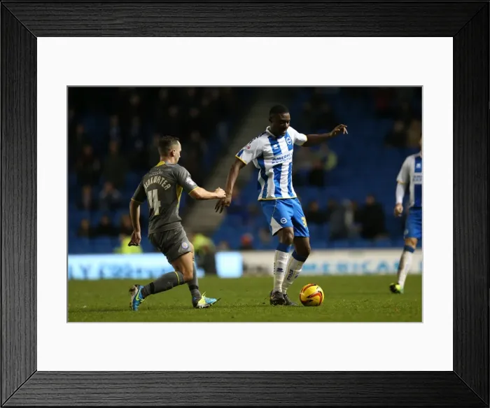 Framed Print : Brighton & Hove Albion vs. Leicester City: Home Game, 2013-14 Season (7-12-2013) Framed Print : Brighton & Hove Albion vs. Leicester City: Home Game, 2013-14 Season (7-12-2013)