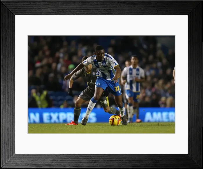 Framed Print : Brighton & Hove Albion vs. Leicester City: Home Game - December 7, 2013 (Season 2013-14) Framed Print : Brighton & Hove Albion vs. Leicester City: Home Game - December 7, 2013 (Season 2013-14)