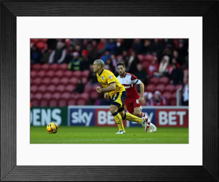 Framed Print : Brighton & Hove Albion vs. Middlesbrough: Away Game (December 14, 2013) Framed Print : Brighton & Hove Albion vs. Middlesbrough: Away Game (December 14, 2013)