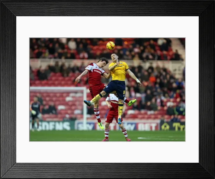 Framed Print : Brighton & Hove Albion vs. Middlesbrough: Away Game - December 14, 2013 Framed Print : Brighton & Hove Albion vs. Middlesbrough: Away Game - December 14, 2013
