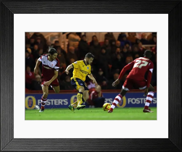 Framed Print : Brighton & Hove Albion vs. Middlesbrough: Away Game - December 14, 2013 (Season 2013-14) Framed Print : Brighton & Hove Albion vs. Middlesbrough: Away Game - December 14, 2013 (Season 2013-14)