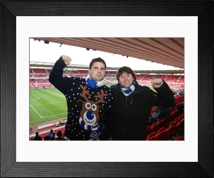 Framed Print : Brighton & Hove Albion vs. Middlesbrough: Away Game - December 14, 2013 (Season 2013-14) Framed Print : Brighton & Hove Albion vs. Middlesbrough: Away Game - December 14, 2013 (Season 2013-14)