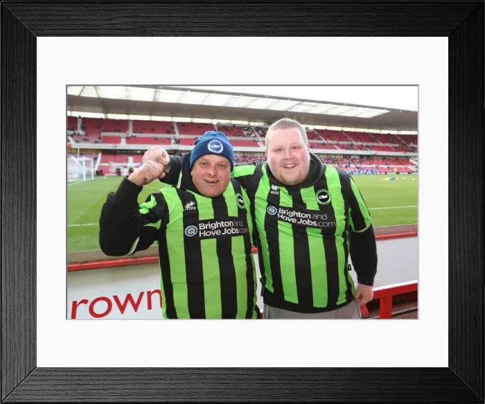 Framed Print : Brighton & Hove Albion vs. Middlesbrough: Away Game - December 14, 2013 (Season 2013-14) Framed Print : Brighton & Hove Albion vs. Middlesbrough: Away Game - December 14, 2013 (Season 2013-14)