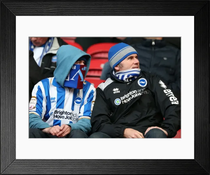 Framed Print : Brighton & Hove Albion vs. Middlesbrough: Away Game - 14-12-2013 (Season 2013-14) Framed Print : Brighton & Hove Albion vs. Middlesbrough: Away Game - 14-12-2013 (Season 2013-14)