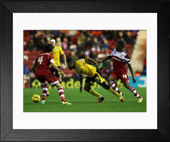 Framed Print : Brighton & Hove Albion vs. Middlesbrough: Away Game - 14-12-2013 (Season 2013-14) Framed Print : Brighton & Hove Albion vs. Middlesbrough: Away Game - 14-12-2013 (Season 2013-14)