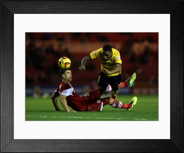 Framed Print : Brighton & Hove Albion vs. Middlesbrough: Away Game - December 14, 2013 Framed Print : Brighton & Hove Albion vs. Middlesbrough: Away Game - December 14, 2013