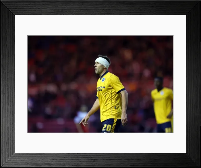 Framed Print : Brighton & Hove Albion vs. Middlesbrough: Away Game - December 14, 2013 Framed Print : Brighton & Hove Albion vs. Middlesbrough: Away Game - December 14, 2013