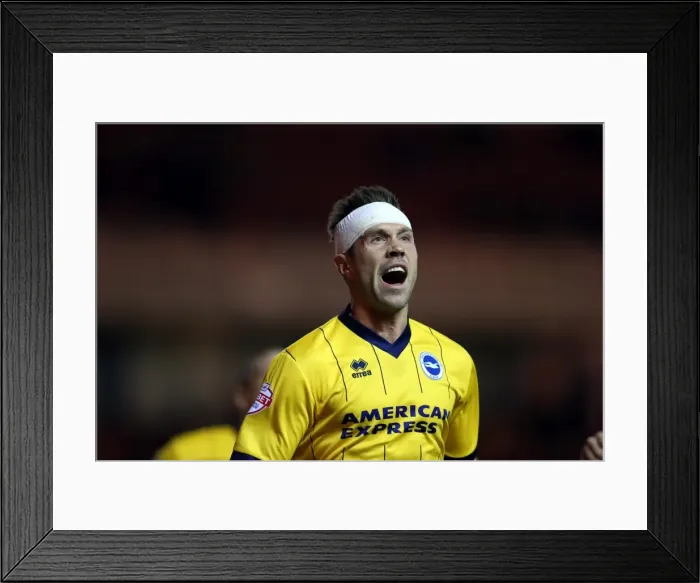 Framed Print : Brighton & Hove Albion vs. Middlesbrough: Away Game - December 14, 2013 (Season 2013-14) Framed Print : Brighton & Hove Albion vs. Middlesbrough: Away Game - December 14, 2013 (Season 2013-14)
