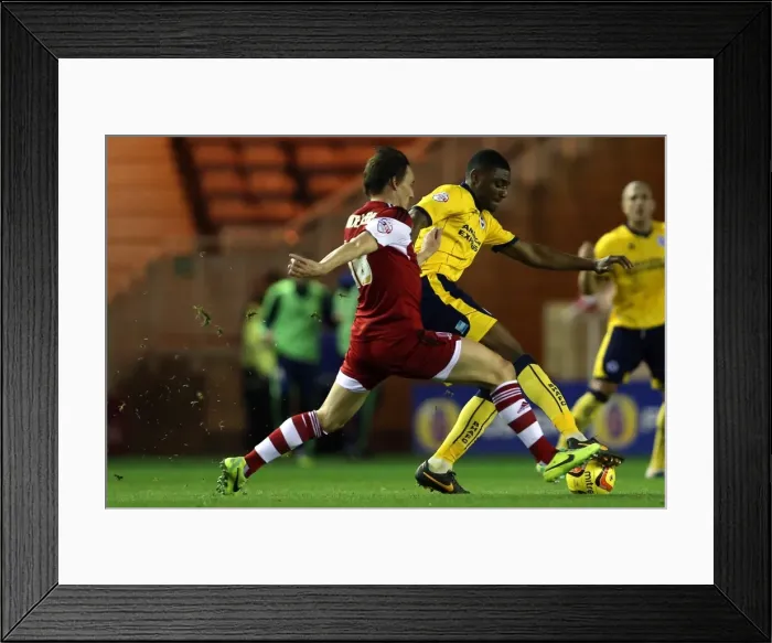 Framed Print : Brighton & Hove Albion vs. Middlesbrough: Away Game - December 14, 2013 (Season 2013-14)