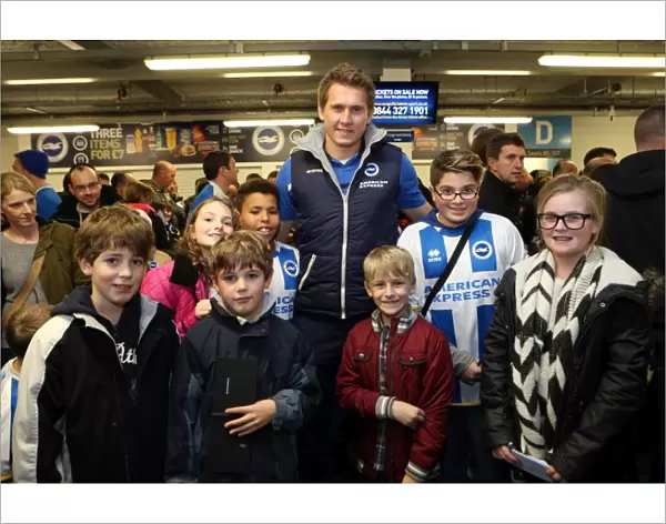 A Joyful Gathering: Young Seagulls of Brighton & Hove Albion FC Celebrate Christmas 2013