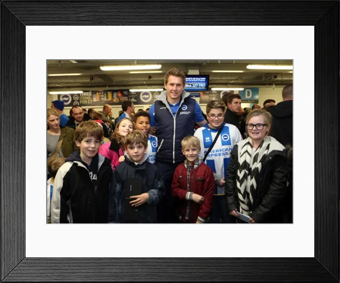 Framed Print : A Joyful Gathering: Young Seagulls of Brighton & Hove Albion FC Celebrate Christmas 2013 Framed Print : A Joyful Gathering: Young Seagulls of Brighton & Hove Albion FC Celebrate Christmas 2013