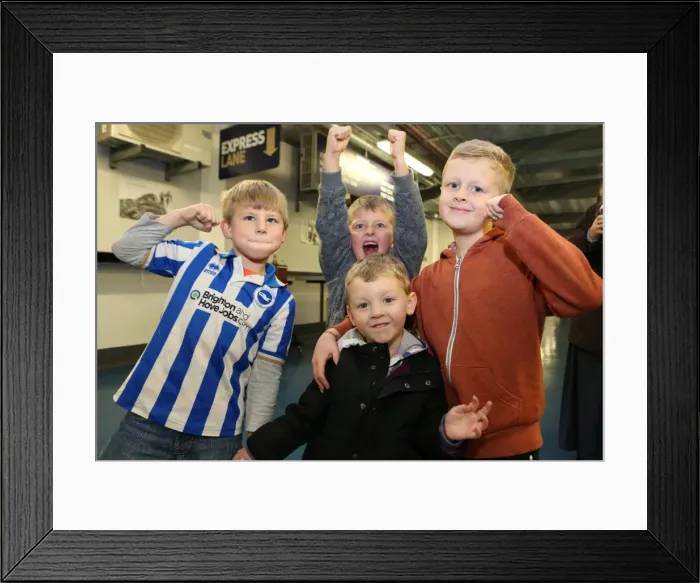 Framed Print : Young Brighton & Hove Albion FC Players at 2013 Christmas Party Framed Print : Young Brighton & Hove Albion FC Players at 2013 Christmas Party