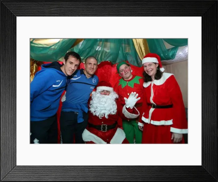 Framed Print : Young Seagulls Christmas Party 2013 at Brighton & Hove Albion FC Framed Print : Young Seagulls Christmas Party 2013 at Brighton & Hove Albion FC