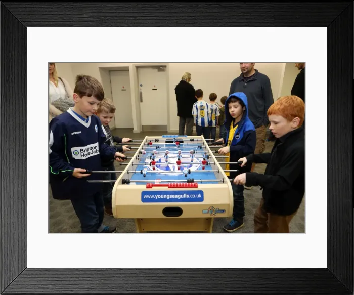 Framed Print : Young Brighton & Hove Albion FC Players Celebrate 2013 Christmas Party: A Joyous Gathering of the Young Seagulls Framed Print : Young Brighton & Hove Albion FC Players Celebrate 2013 Christmas Party: A Joyous Gathering of the Young Seagulls