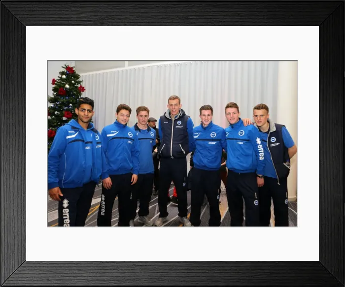 Framed Print : Brighton & Hove Albion FC: Young Seagulls Christmas Party 2013 Framed Print : Brighton & Hove Albion FC: Young Seagulls Christmas Party 2013