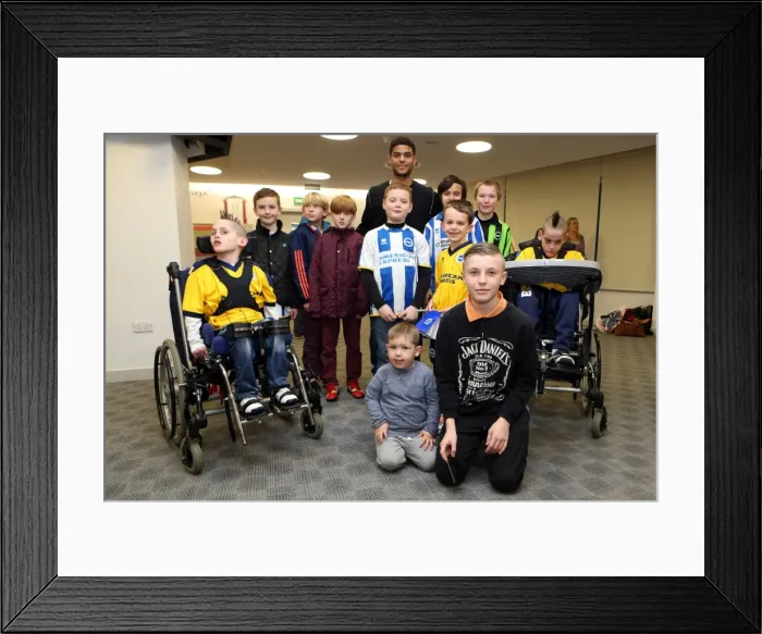 Framed Print : Brighton & Hove Albion FC: Young Seagulls Christmas Party 2013 Framed Print : Brighton & Hove Albion FC: Young Seagulls Christmas Party 2013