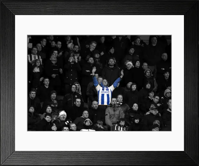 Framed Print : Brighton & Hove Albion vs. Huddersfield Town: Home Game - December 21, 2013 (Season 2013-14) Framed Print : Brighton & Hove Albion vs. Huddersfield Town: Home Game - December 21, 2013 (Season 2013-14)