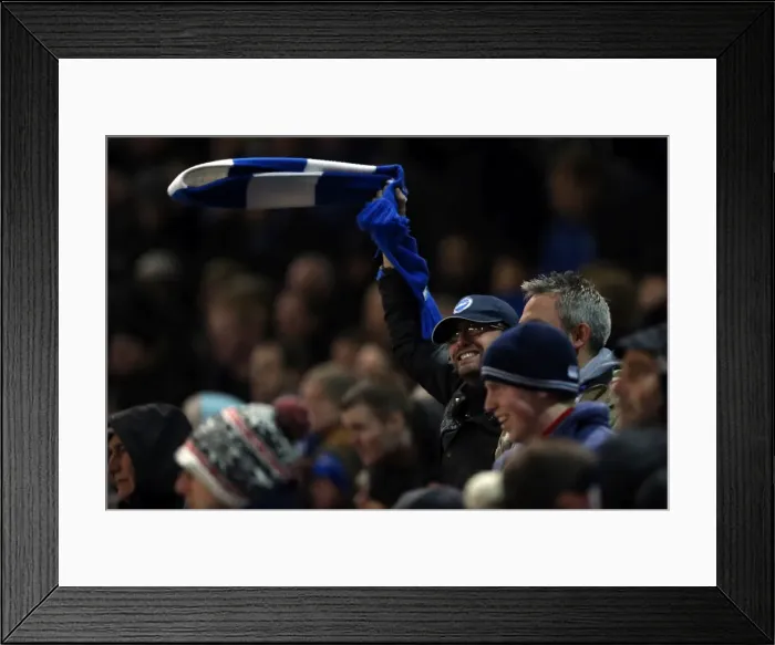 Framed Print : Brighton & Hove Albion vs. Huddersfield Town: Home Game - December 21, 2013 (Season 2013-14)