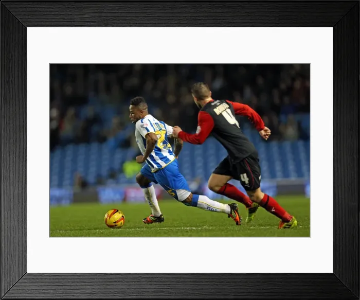 Framed Print : Brighton & Hove Albion vs. Huddersfield Town: Home Game - December 21, 2013
