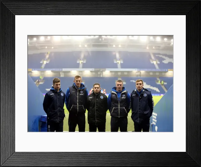 Framed Print : Brighton & Hove Albion vs. Huddersfield Town: Home Game - December 21, 2013 (Season 2013-14)