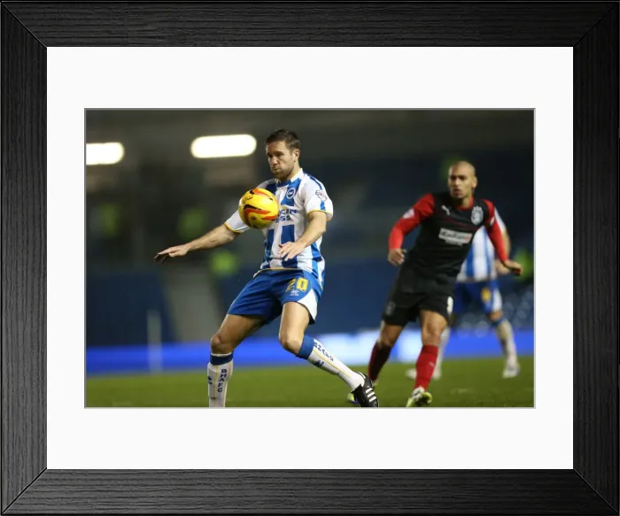 Framed Print : Brighton & Hove Albion vs. Huddersfield Town: Home Game - December 21, 2013 (Season 2013-14) Framed Print : Brighton & Hove Albion vs. Huddersfield Town: Home Game - December 21, 2013 (Season 2013-14)