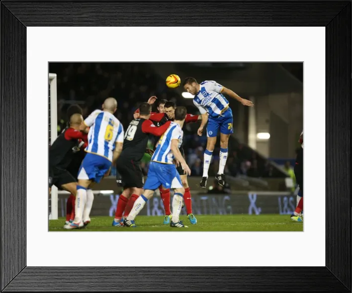 Framed Print : Brighton And Hove Albion Season 2013-14: 2013-14 Home Games: Huddersfield Town - 21-12-2013 Framed Print : Brighton And Hove Albion Season 2013-14: 2013-14 Home Games: Huddersfield Town - 21-12-2013