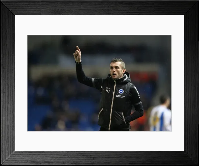 Framed Print : Brighton & Hove Albion vs. Huddersfield Town: Home Game - December 21, 2013