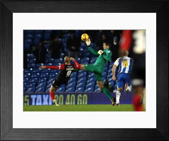 Framed Print : Brighton & Hove Albion vs. Huddersfield Town: Home Game, 2013-14 Season (December 21, 2013)