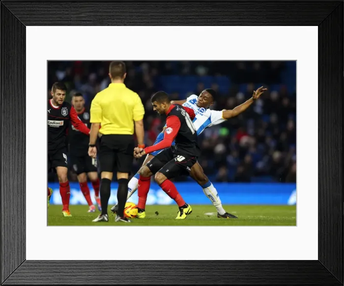 Framed Print : Brighton & Hove Albion vs. Huddersfield Town: Home Game, 2013-14 Season (21-12-2013)