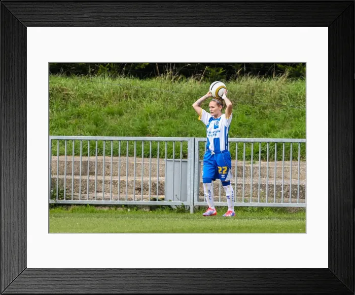 Framed Print : Brighton & Hove Albion vs. West Ham United: 2013-14 Women's Football Match Framed Print : Brighton & Hove Albion vs. West Ham United: 2013-14 Women's Football Match