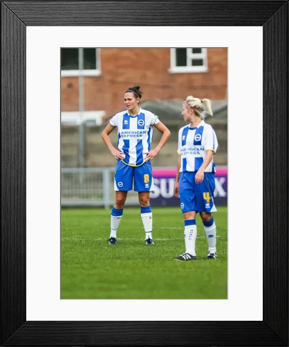 Framed Print : West Ham vs. Brighton & Hove Albion: A Battle in the 2013-14 Women's Football Season Framed Print : West Ham vs. Brighton & Hove Albion: A Battle in the 2013-14 Women's Football Season