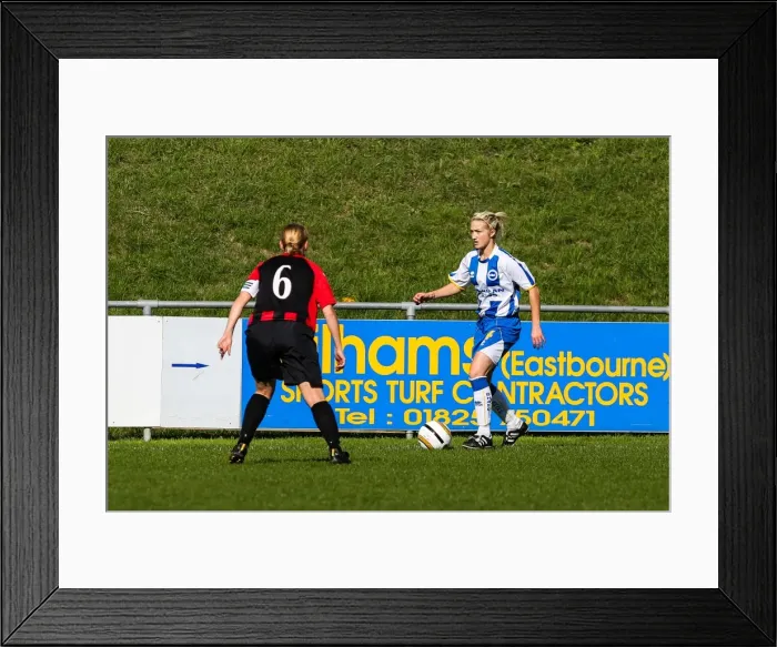 Framed Print : Brighton & Hove Albion Women vs. Lewes: A Historic Clash in the 2013-14 Season - Brighton And Hove Albion Women's Matches Framed Print : Brighton & Hove Albion Women vs. Lewes: A Historic Clash in the 2013-14 Season - Brighton And Hove Albion Women's Matches