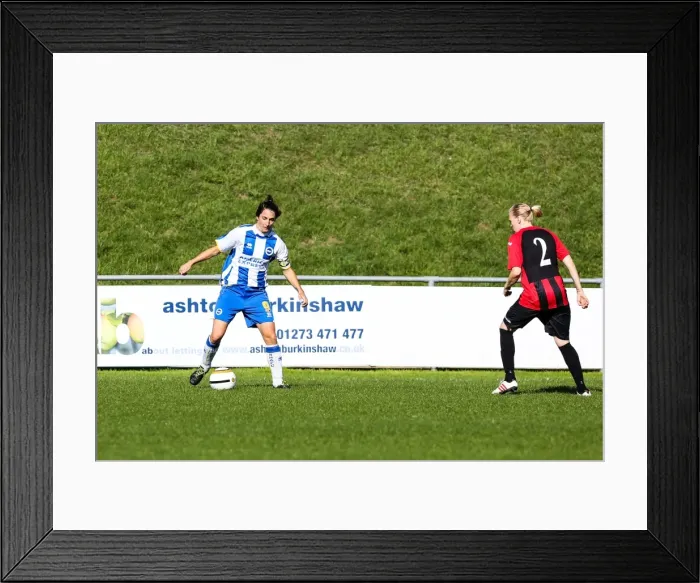 Framed Print : Brighton & Hove Albion Women's Football: 2013-14 Season - Lewes Match
