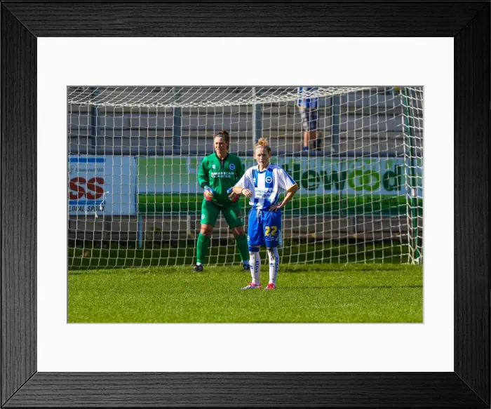 Framed Print : Brighton & Hove Albion Women's Football: 2013-14 Season - Lewes Match Framed Print : Brighton & Hove Albion Women's Football: 2013-14 Season - Lewes Match