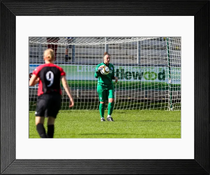 Framed Print : Brighton & Hove Albion Women's Football: 2013-14 Season - Lewes Match Framed Print : Brighton & Hove Albion Women's Football: 2013-14 Season - Lewes Match