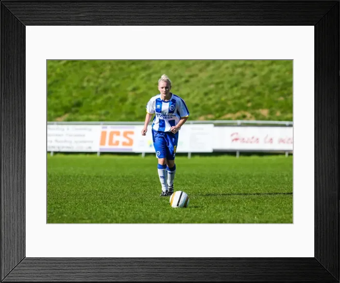 Framed Print : Brighton & Hove Albion Women vs Lewes: A Historic Clash in the 2013-14 Season - Brighton And Hove Albion Women's Football Framed Print : Brighton & Hove Albion Women vs Lewes: A Historic Clash in the 2013-14 Season - Brighton And Hove Albion Women's Football