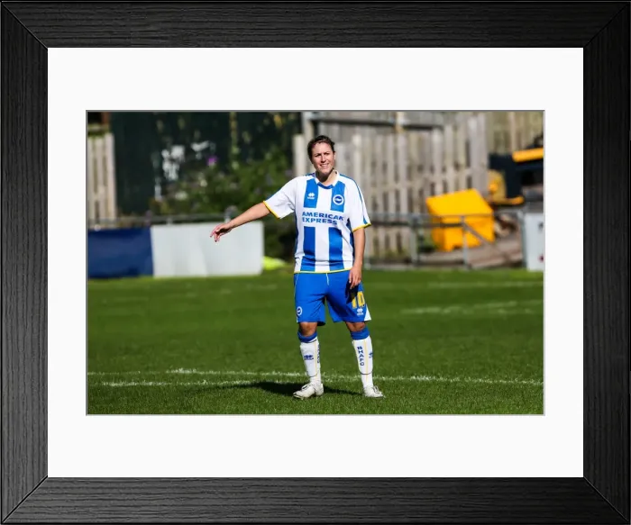 Framed Print : Brighton & Hove Albion Women's Football: 2013-14 Season - Lewes Match Framed Print : Brighton & Hove Albion Women's Football: 2013-14 Season - Lewes Match