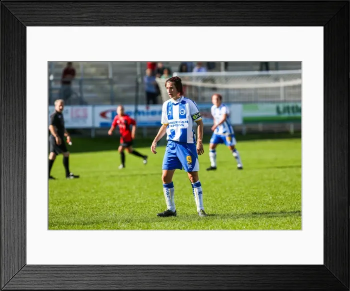 Framed Print : Brighton & Hove Albion Women's Football: 2013-14 Season - Lewes Match